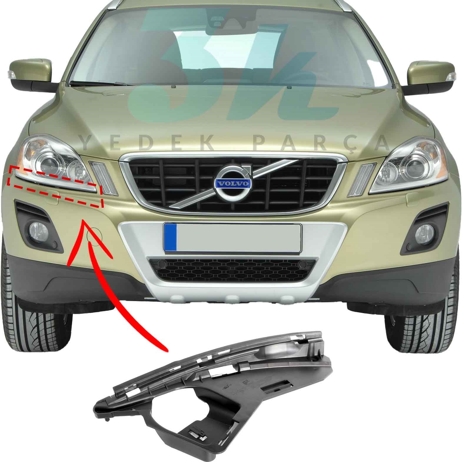 Volvo Xc60 Ön Tampon Far Alt Braketi 2009 2013 Sağ