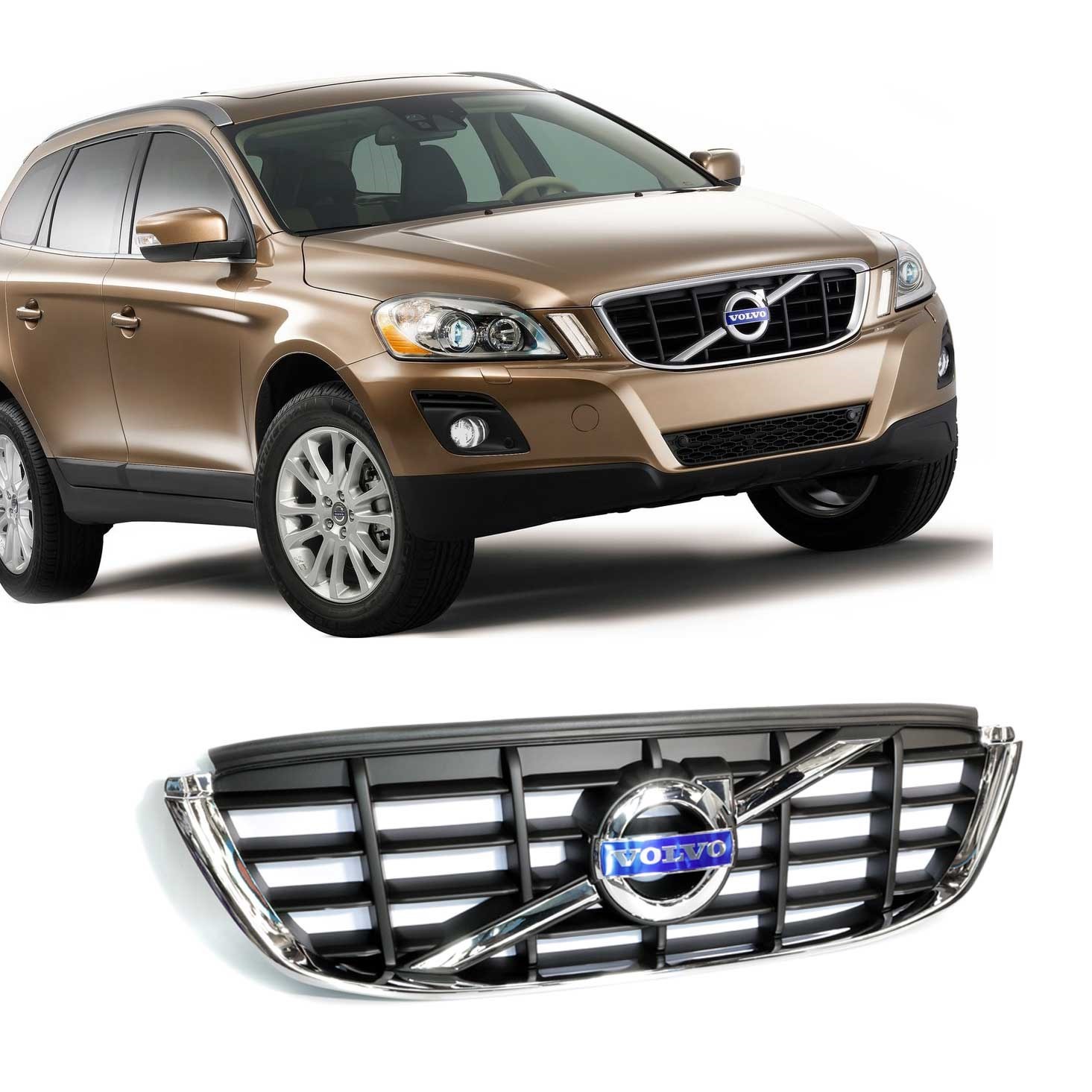 Volvo Xc60 Panjur Logo Kromlu 2009 2010 2011 2012 2013