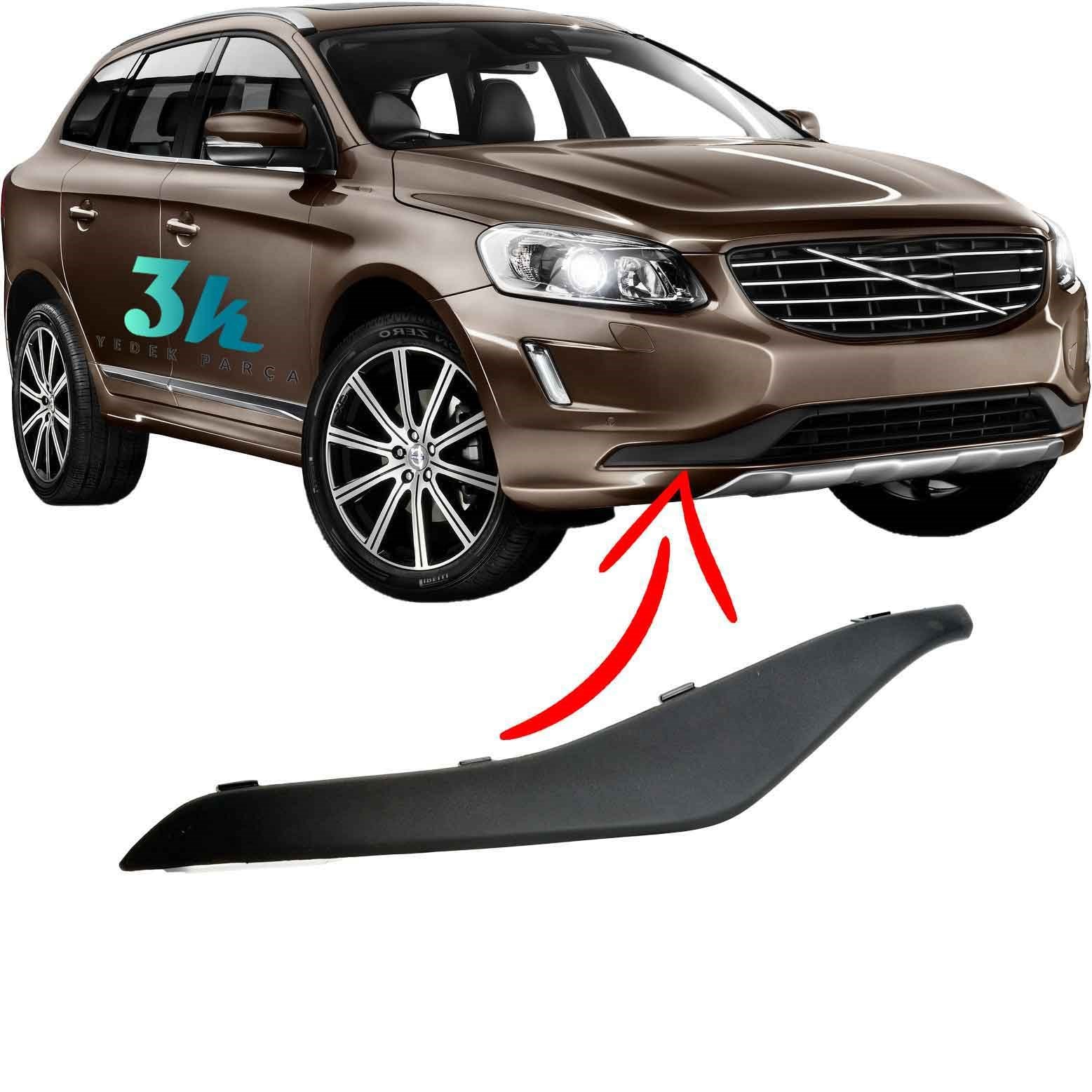 Volvo XC60 Ön Tampon Alt Izgara Yan Kapağı / Sis Kapağı Sağ (2014-2017)