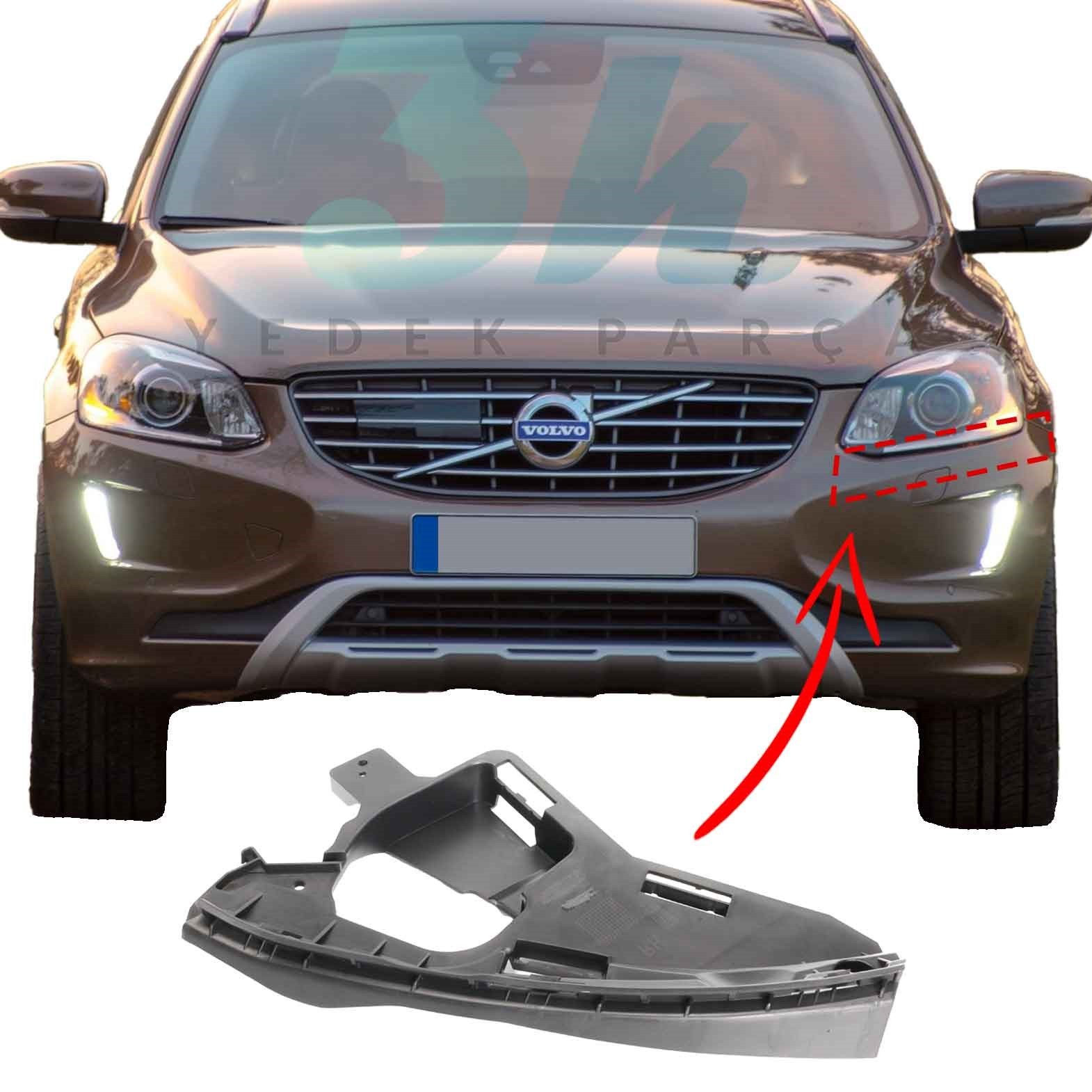 Volvo Xc60 Ön Tampon Far Alt Braketi 2014 2017 Sol