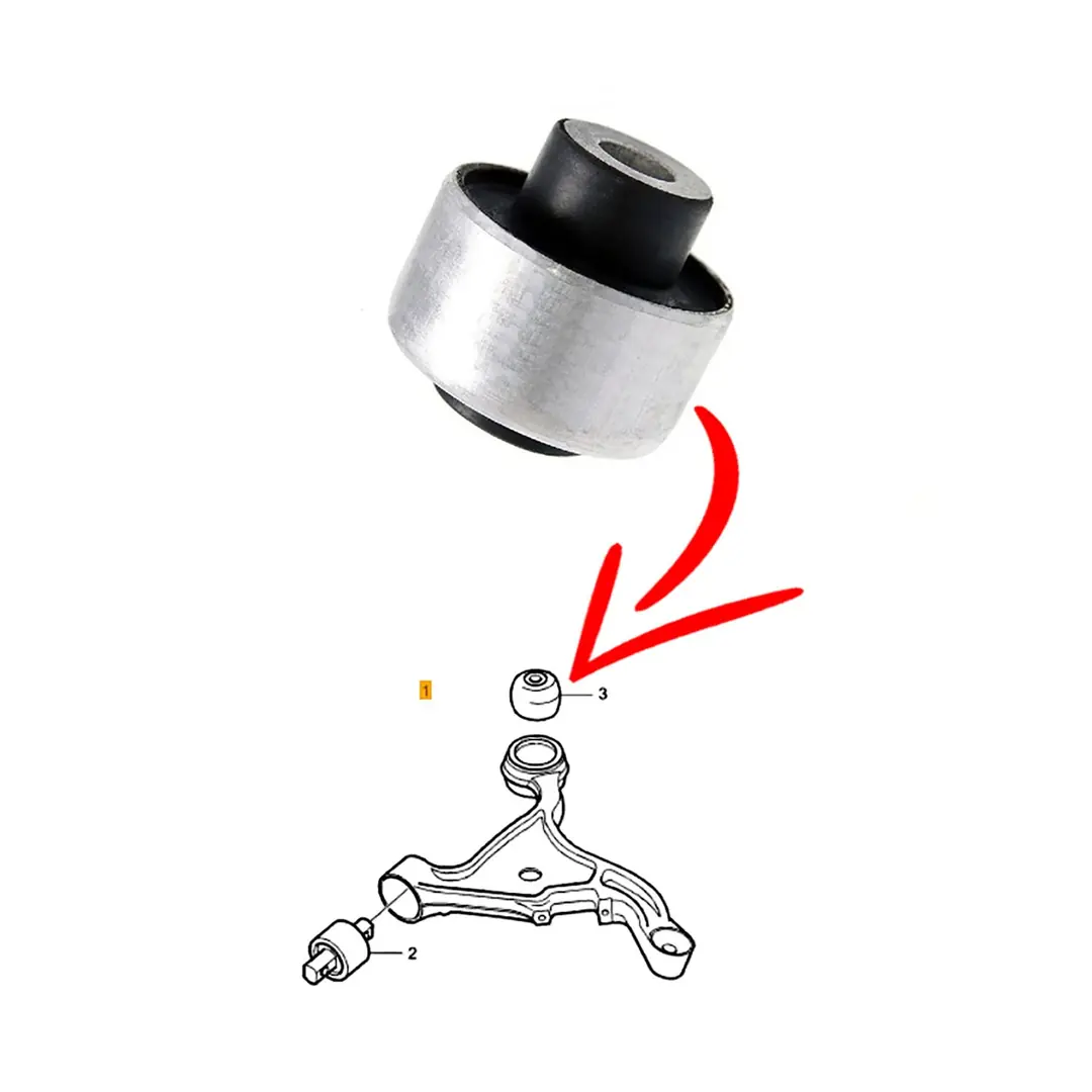 thumbnail image 2 of ProParts Strut Mount Brace Set (2-Piece) For Volvo S80 V70 S60 XC70 XC90 1999-2009 2 of 6