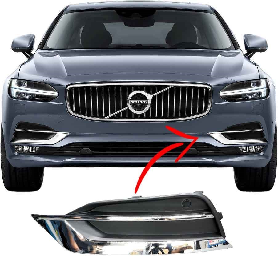 Volvo S90 Sis Kapağı Kromlu SOL 2017 2020