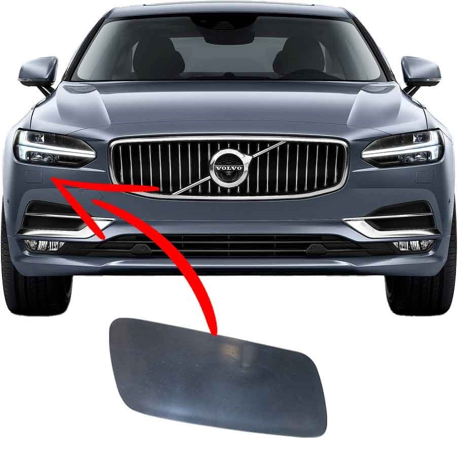 Volvo S90 V90 Ön Tampon Far Yıkama Fıskiye Kapağı Sağ 2017 2024