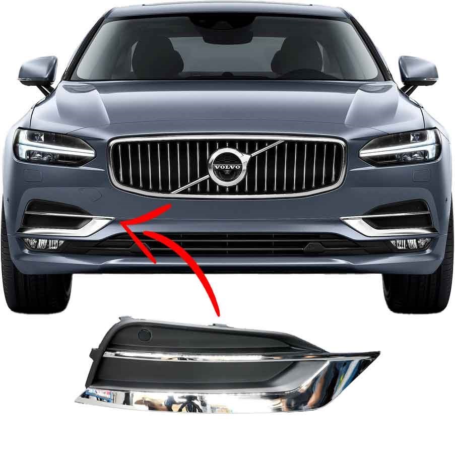 Volvo S90 Sis Kapağı Kromlu Sağ 2017 2020