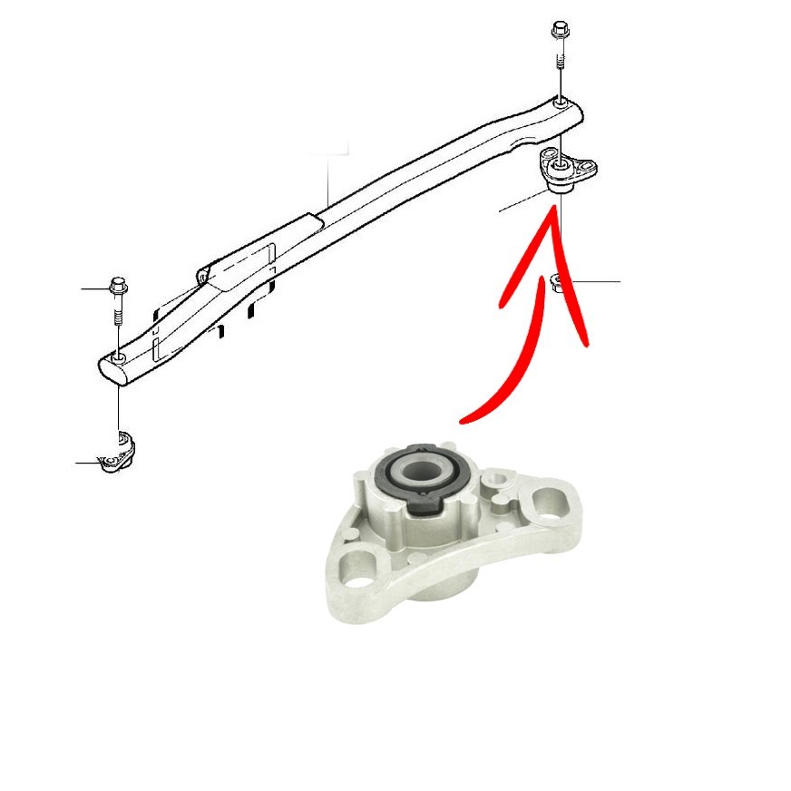 Volvo S60 S80 XC90 XC70 V70 Ön Kule Gergi Braketi Sol 8666205