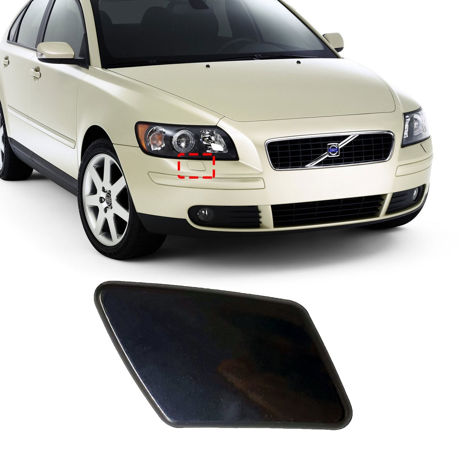 Volvo S40 V50 Sağ Far Yıkama Robot Kapağı 2005 2007