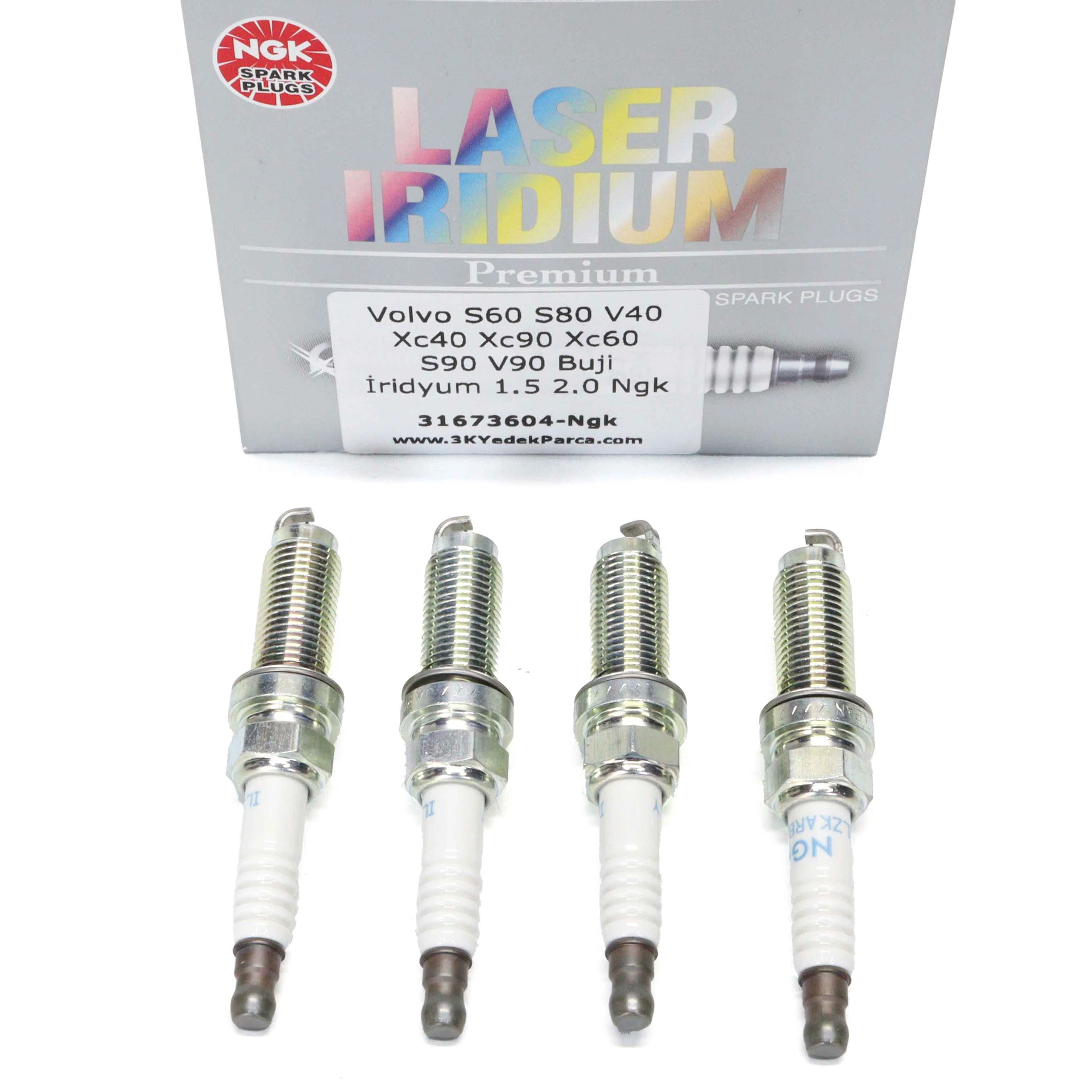 Volvo S60 S80 V40 Xc40 Xc90 Xc60 S90 V90 Buji İridyum 1.5 2.0 Takım 4 Adet 