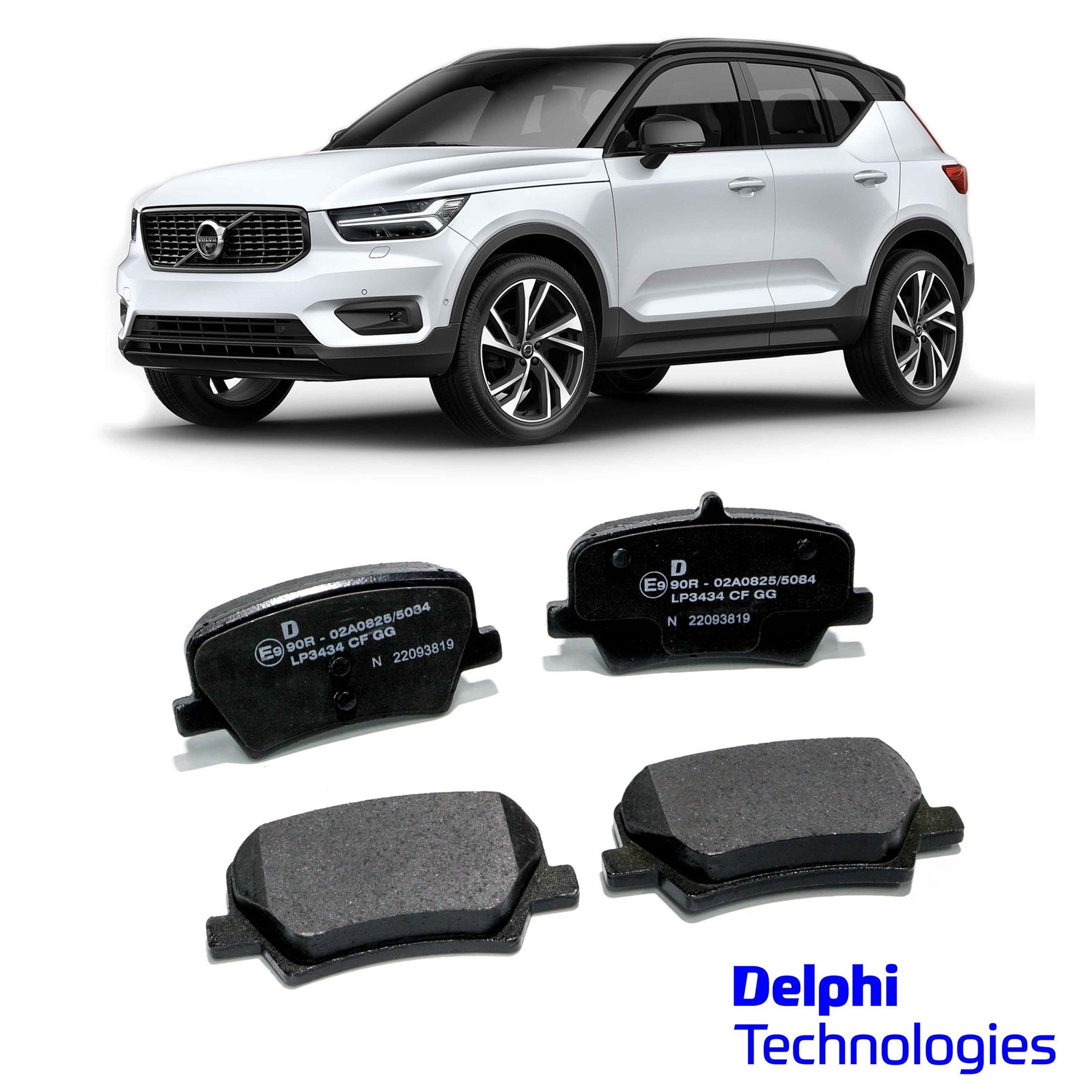 Volvo Xc40 Arka Balata 2018 2022 Fren Balatası Delphi