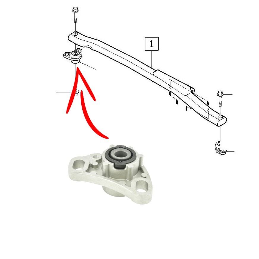 Volvo S60 S80 XC90 XC70 V70 Ön Kule Gergi Braketi Sağ 8666204