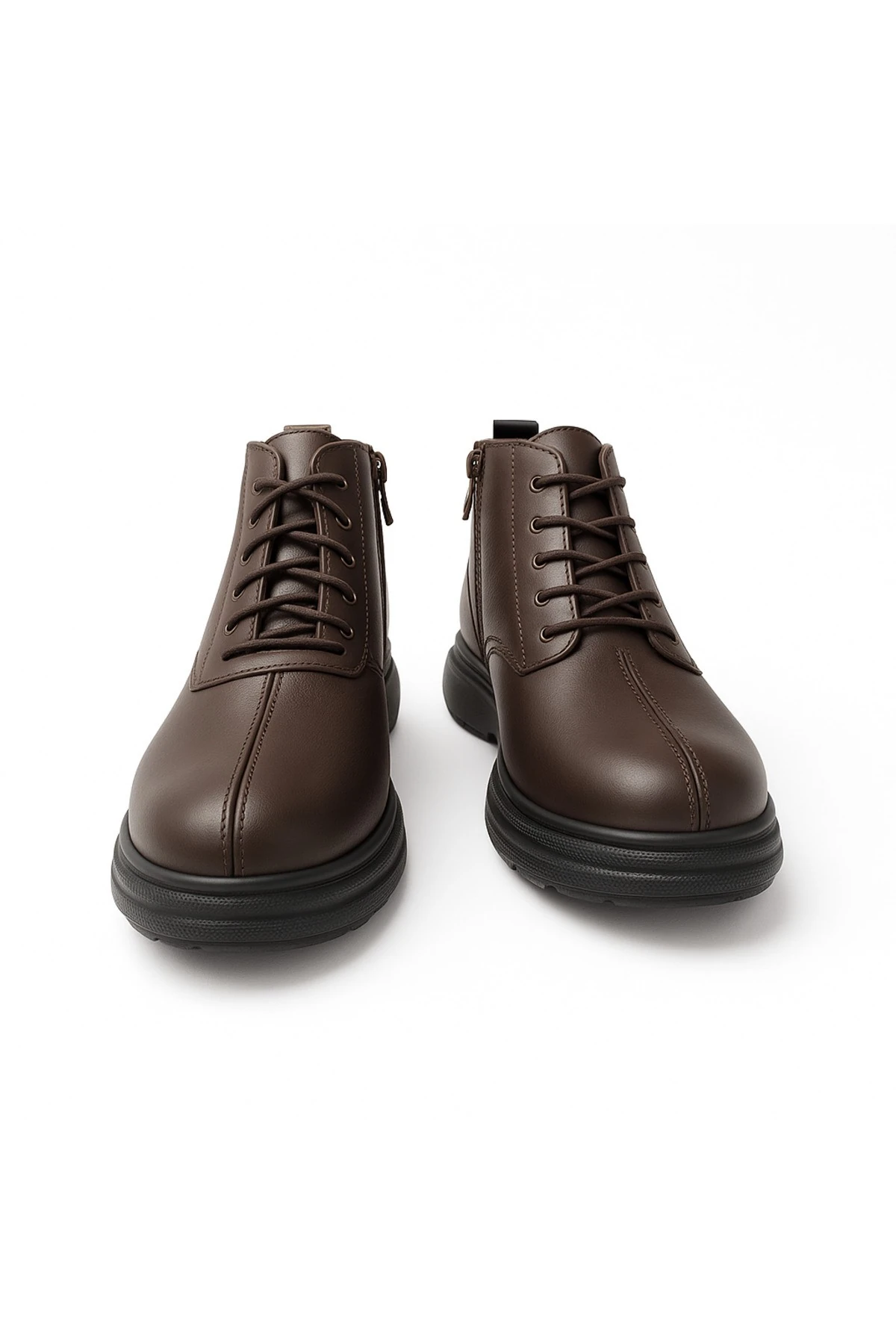 Hakiki Deri Kışlık Kadın Botları Su Geçirmez, Lastikli, Kaymaz Chelsea ve Bağcıklı Modellerle Şıklık - kahverengi chelsea