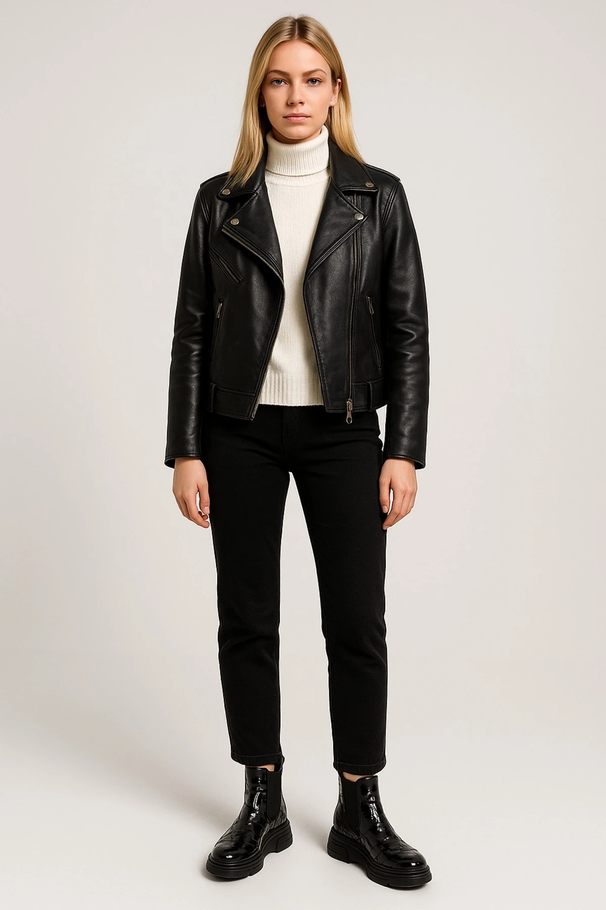 Kadın Kışlık ve Mevsimlik Bot Hakiki Deri Ortapedik Esnek Kaymaz Tabanlı Rahat Giyilebilir Ayakkabı