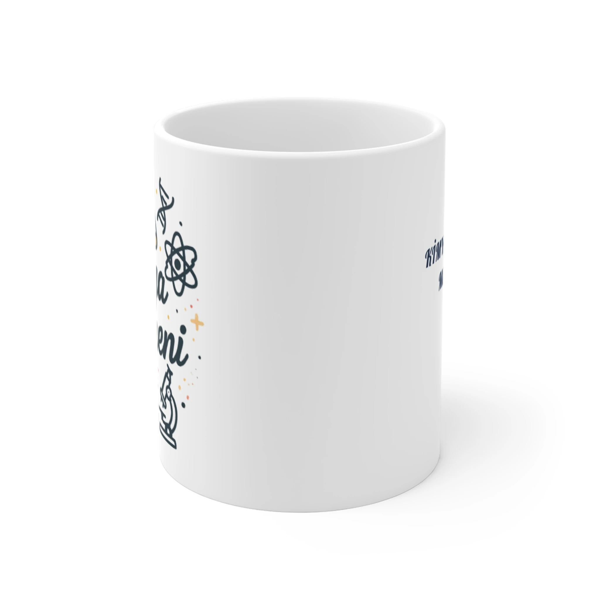 Kimya Öğretmenine Özel Kişiselleştirilebilir Kupa | Öğretmenler Günü Laboratuvar Temalı Hediye