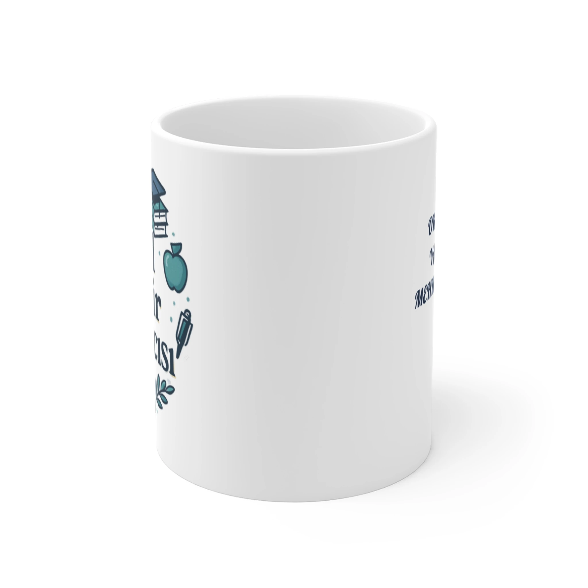 Okul Müdür Yardımcısına Özel Kişiselleştirilebilir Kupa | Öğretmenler Günü Yönetici Hediyesi - Okul Temalı