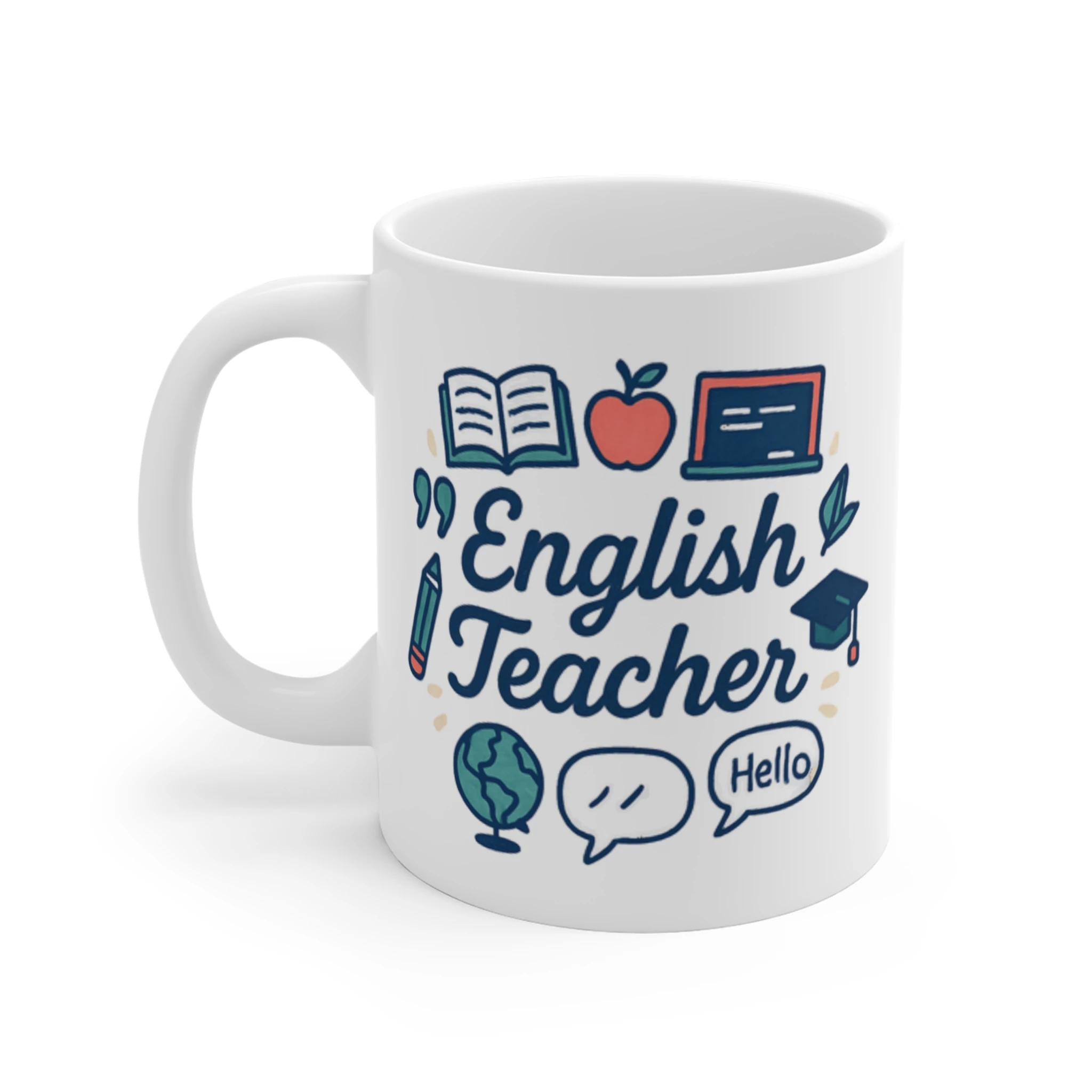 İngilizce Öğretmenine Özel Kişiselleştirilebilir Kupa | English Teacher Hediye