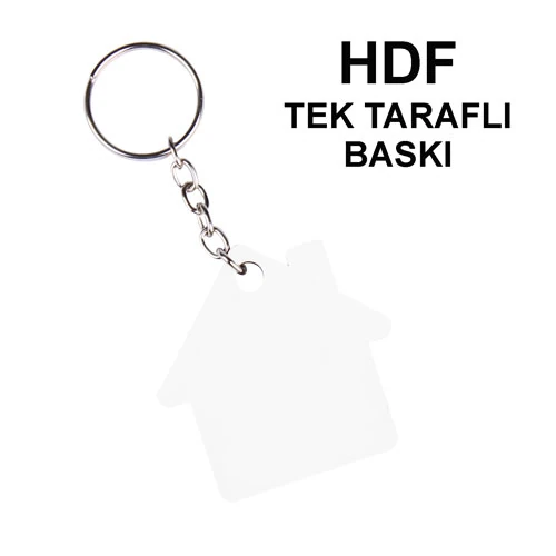 Kişiye Özel HDF Ev Anahtarlığı | Fotoğraf ve Logo Baskılı Hediyelik Anahtarlık | Yeni Ev Hediye Fikri