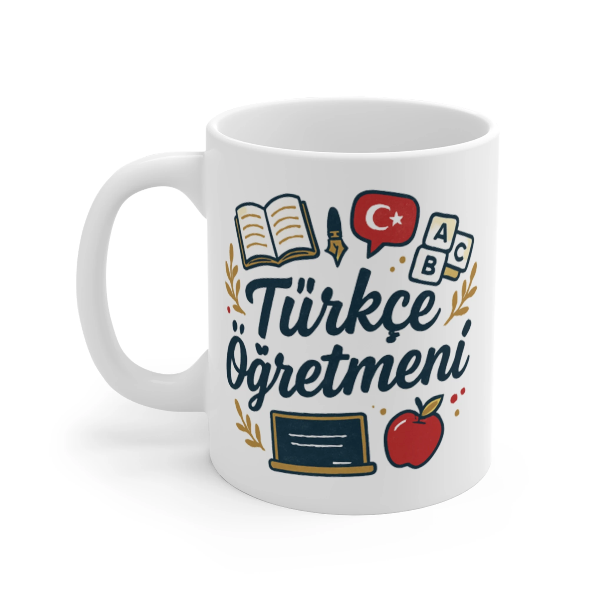 Türkçe Öğretmenine Özel Kişiselleştirilebilir Kupa | Öğretmenler Günü Dil Bilgisi ve Edebiyat Hediyesi