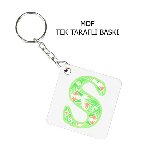 Ekonomik Kare MDF Anahtarlık (5x5 cm) | Toptan Fotoğraf ve Kurumsal Logo Baskı Ürünü