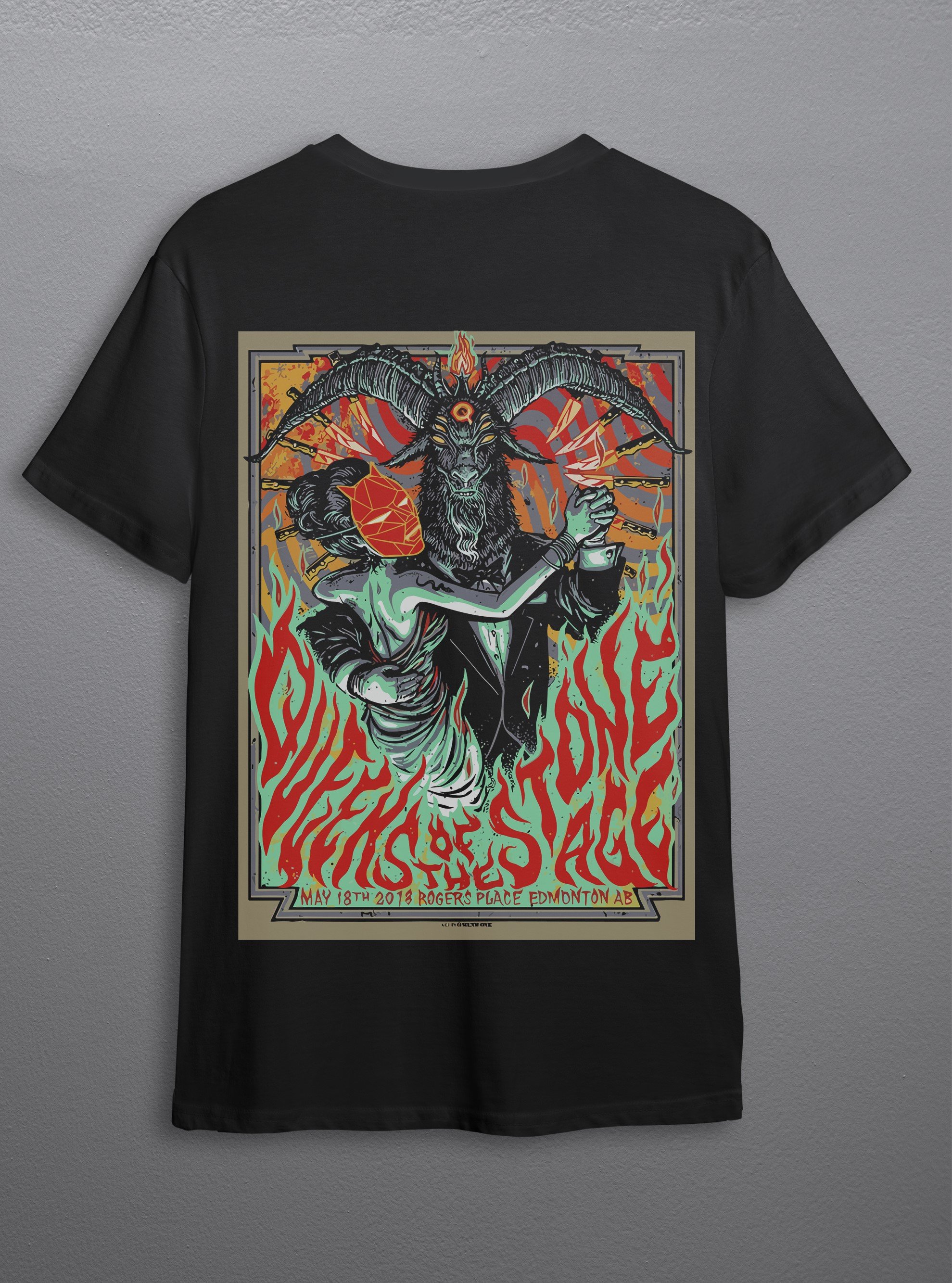 CUCIWEAR OVERSIZE DANCE WITH THE DEVIL T-SHIRT