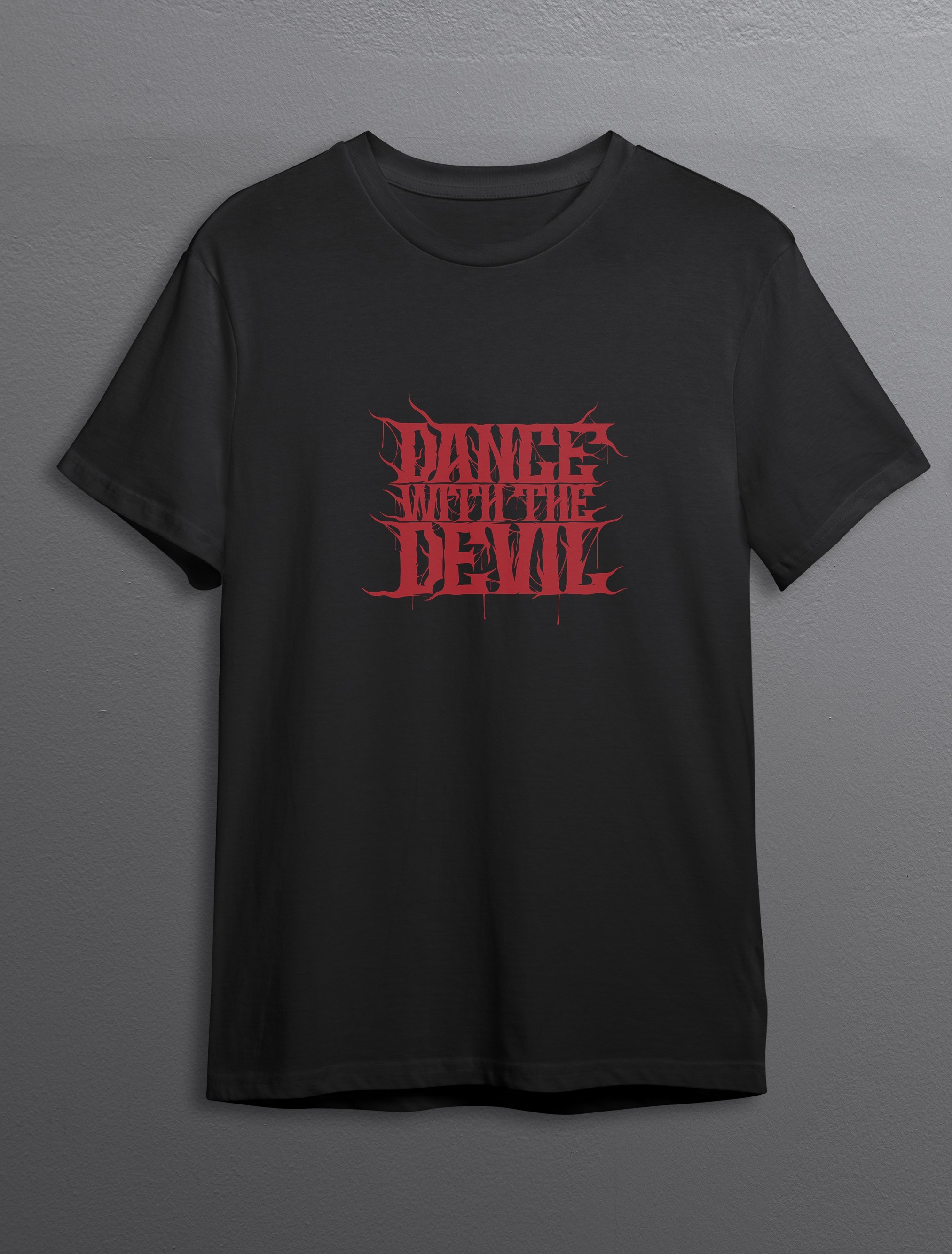 CUCIWEAR OVERSIZE DANCE WITH THE DEVIL T-SHIRT