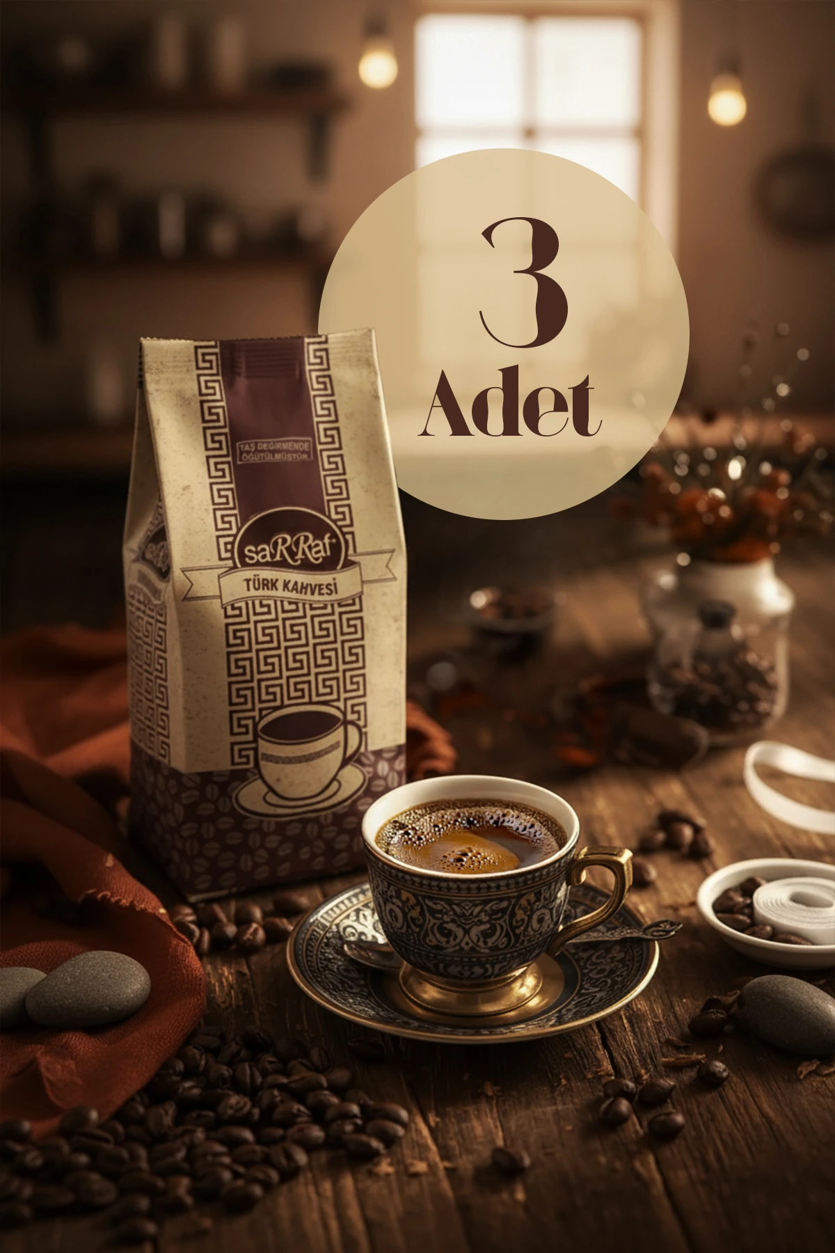 500gr 3'lü Orta Kavrum & Yumuşak İçim