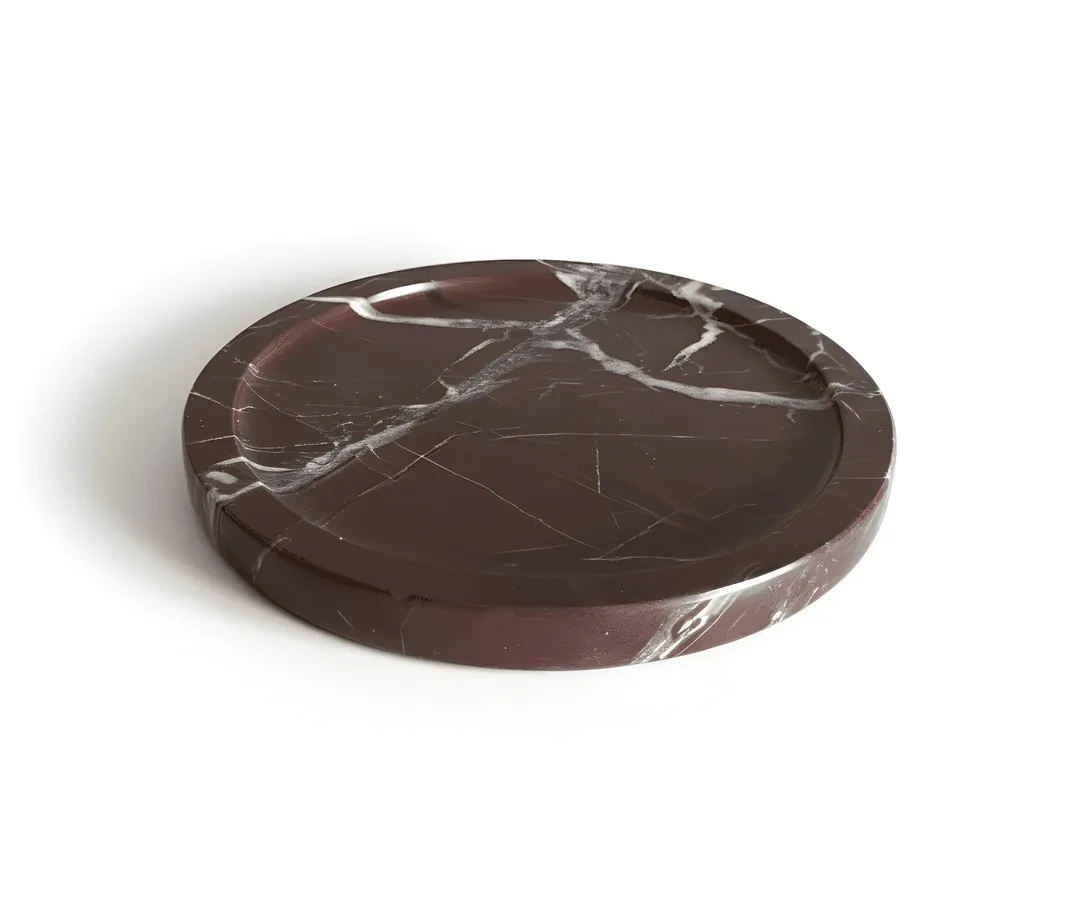 Traverten Yuvarlak Tepsi - Elazığ Vişne