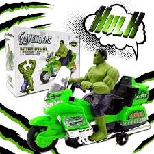 Hulk Motorlu Karakter Oyuncak Işıklı Sesli
