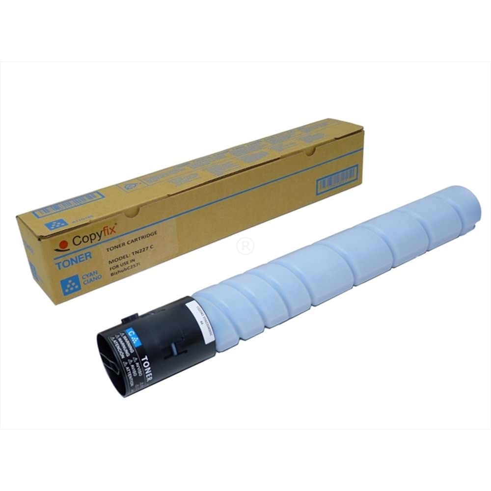 Konica Minolta TN-227 Mavi Muadil Toner Copyfix
