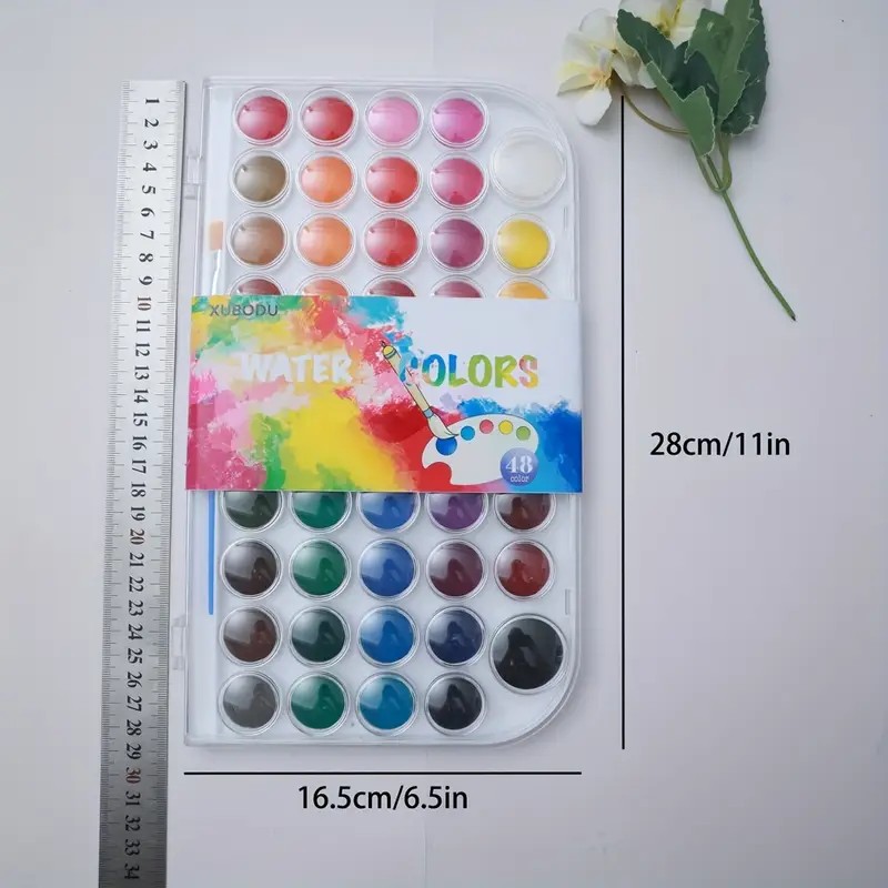 Sulu Boya Seti 48 Renk Bonus Fırça