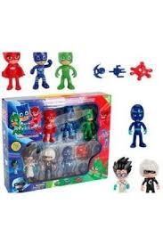 PJ Masks pj Maskeliler 10 lu Oyuncak Seti 1.Kalite