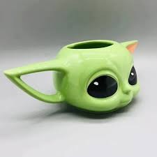 Yoda Baby 3d Seramik Özel Kupa Bardak 300ml Anahtarlık Hediye