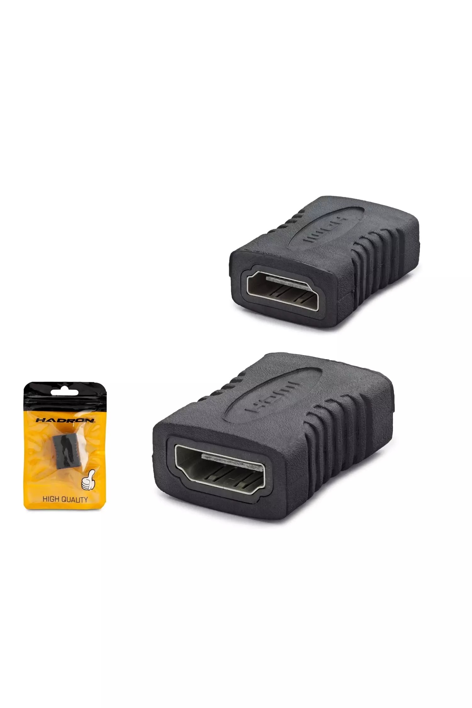 Hadron HDX1263 HDMI (F) TO HDMI (F) Adaptör Siyah