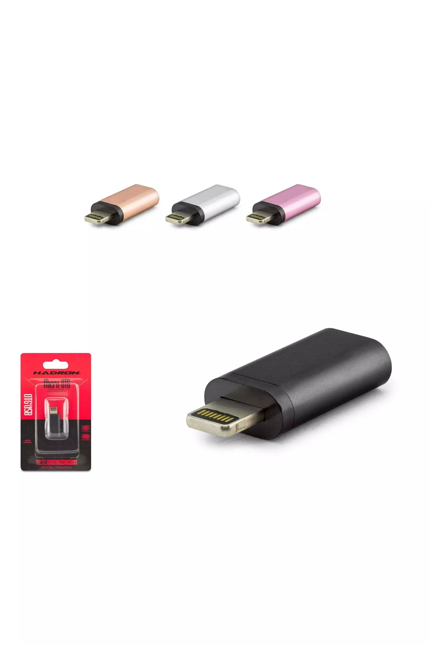 Hadron HDX5052 LIGHTNING (M) TO TYPE-C (F) Adaptör OTG 