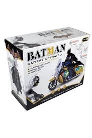 Batman Motorsikletli Işıklı Çarpar Döner Pil Hediyeli