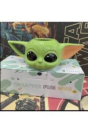 Yoda Baby 3d Seramik Özel Kupa Bardak 300ml Anahtarlık Hediye