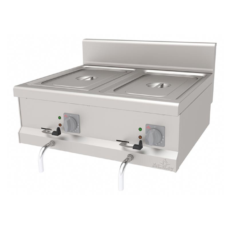 Atalay 700 Seri ASB-870 Çift Hazneli Sos Bain-Marie, Elektrikli