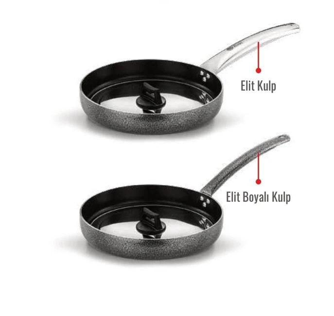  Ulutaş Balık Tavası Elit Boyalı Kulp Kapaklı 32 cm