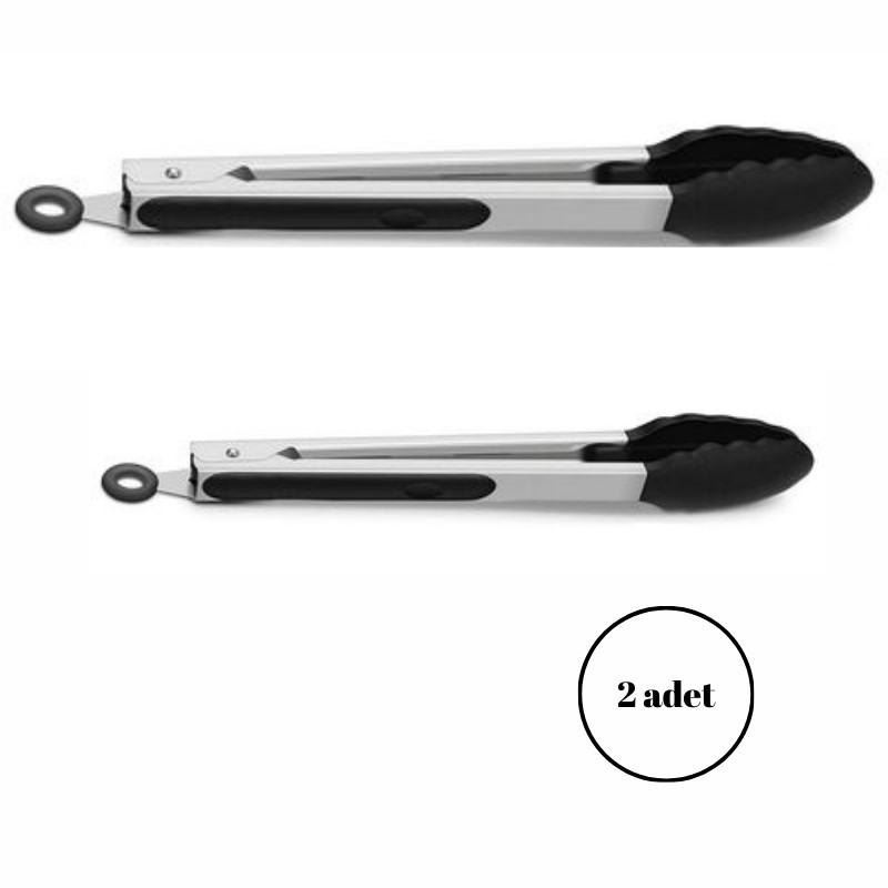 BARBEKÜ MAŞASI SİLİKON 35 CM SİYAH (BMS-35) BARBEKÜ MAŞASI SİLİKON 40 CM SİYAH (BMS-40)