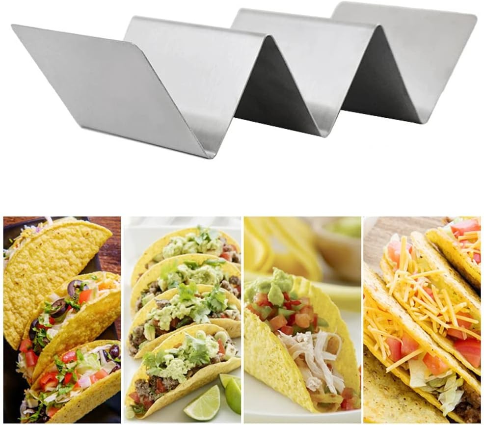 Feminox 23*10 cm Taco Tutucu Stand Meksika Mutfak Taco Holder   (2 Adet Set)