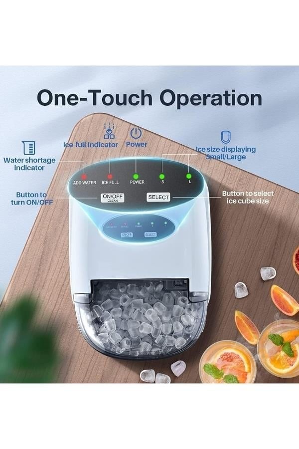 Vosco Set Üstü Buz Makinesi 12 Kg Gri