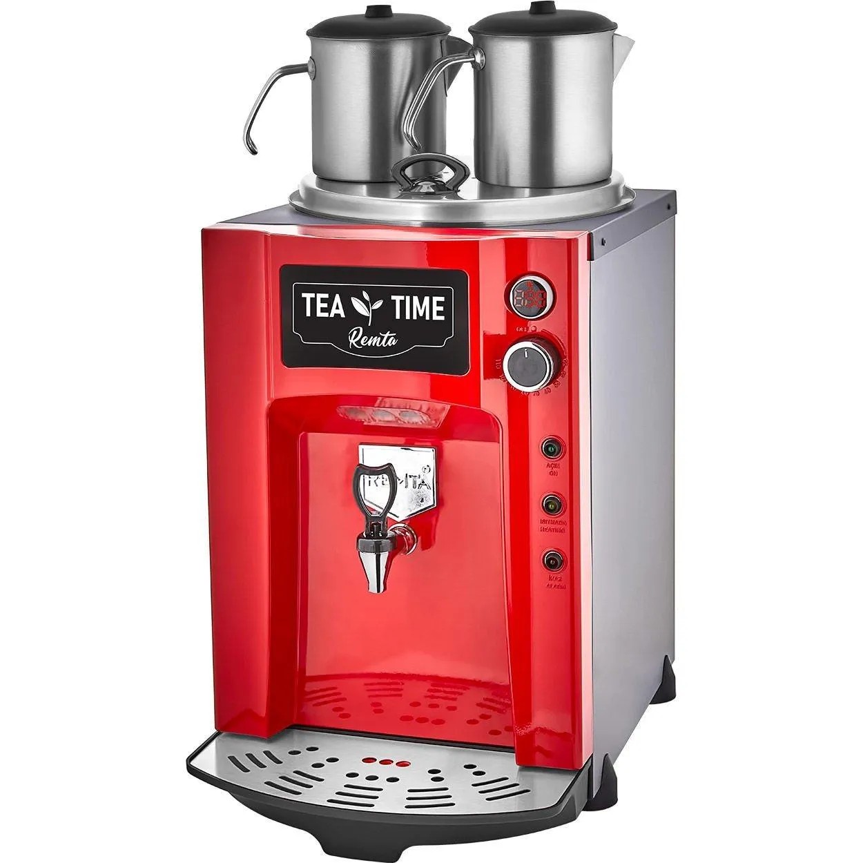 Remta DE12P Premium Jumbo Çay Makinesi – 15 Lt, 2 Demlikli