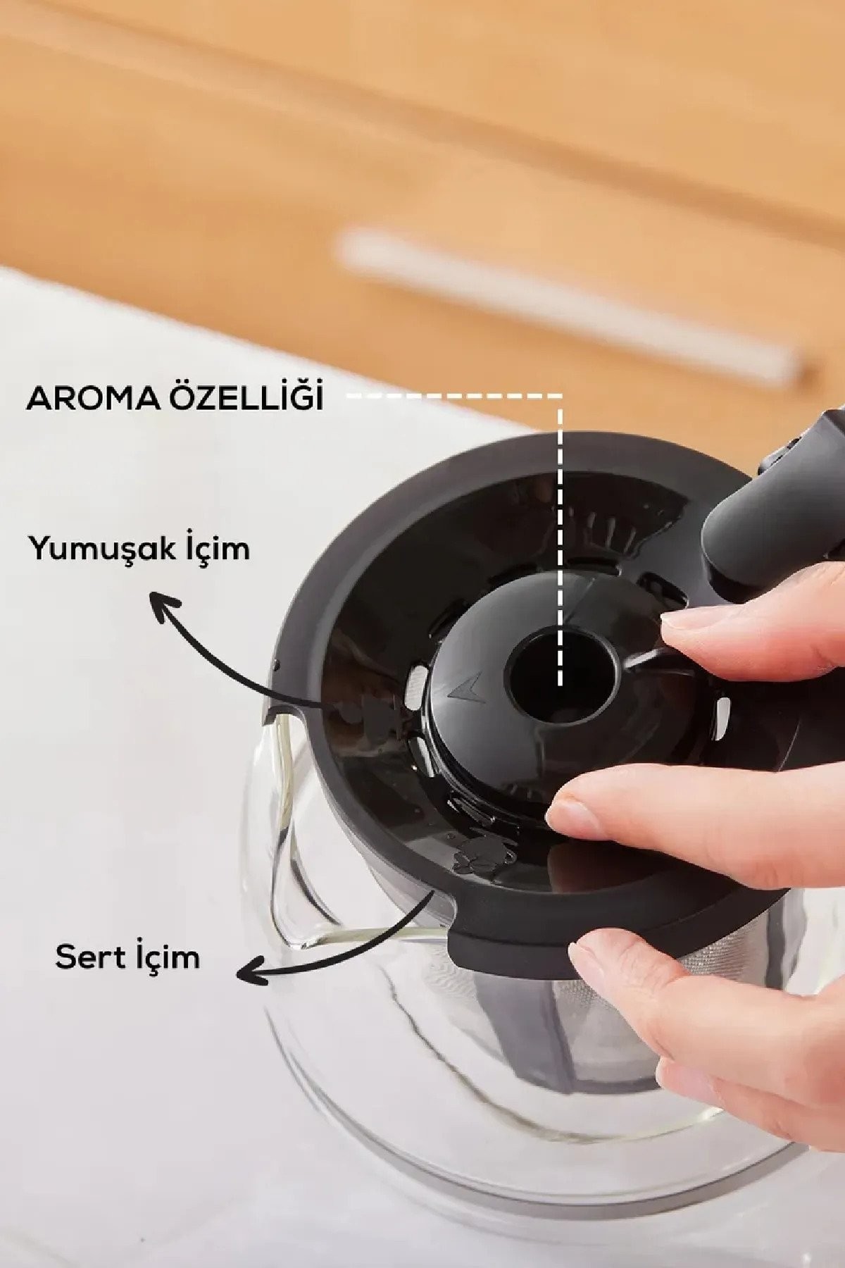 Karaca Hatır Plus Mod 5 In 1 Konuşan Kahve Ve Çay Makinesi Kırmızı