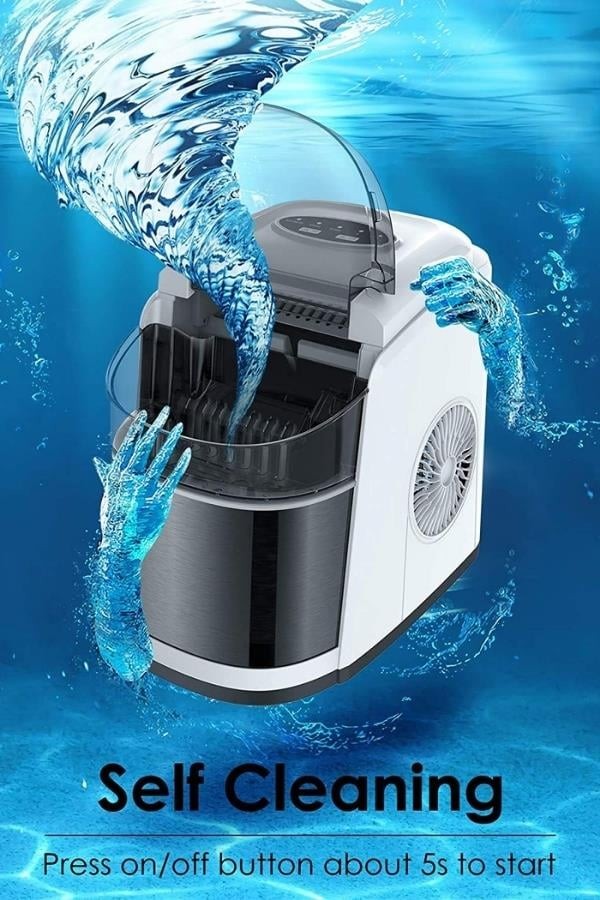 Vosco Set Üstü Buz Makinesi 12 Kg Gri