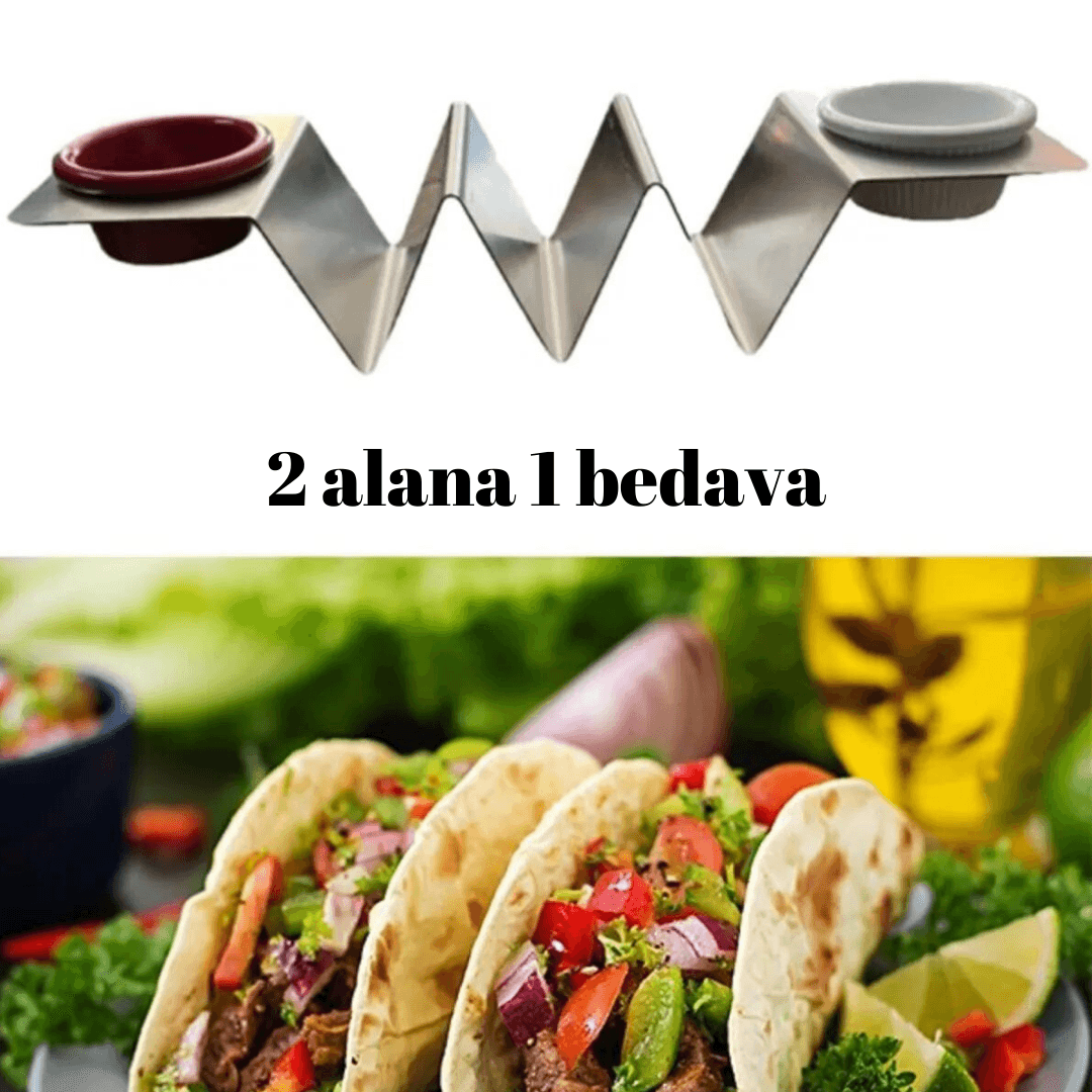 Feminox Taco Standı 33x10 cm 2 Alana 1 Bedava (SOSLUK ALANI MEVCUTTUR.)