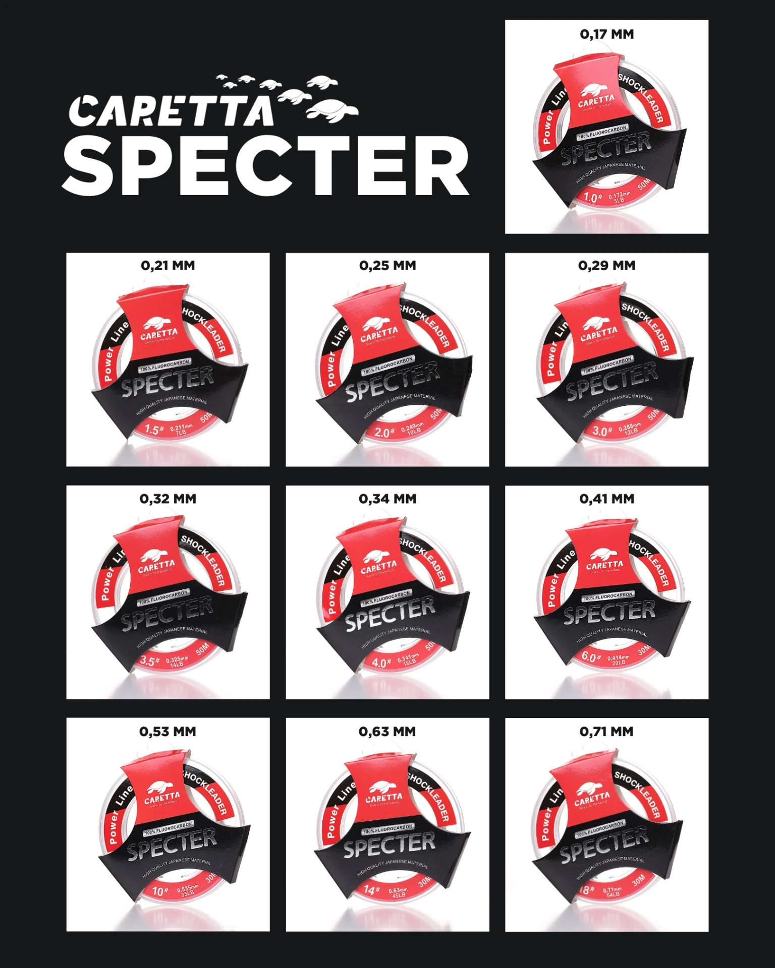 Caretta Specter %100 Flouracarbon Misina