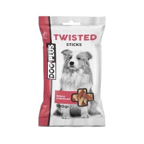 Dog Plus Twisted Sticks Burgu Çubuk Köpek Ödülü 100gr