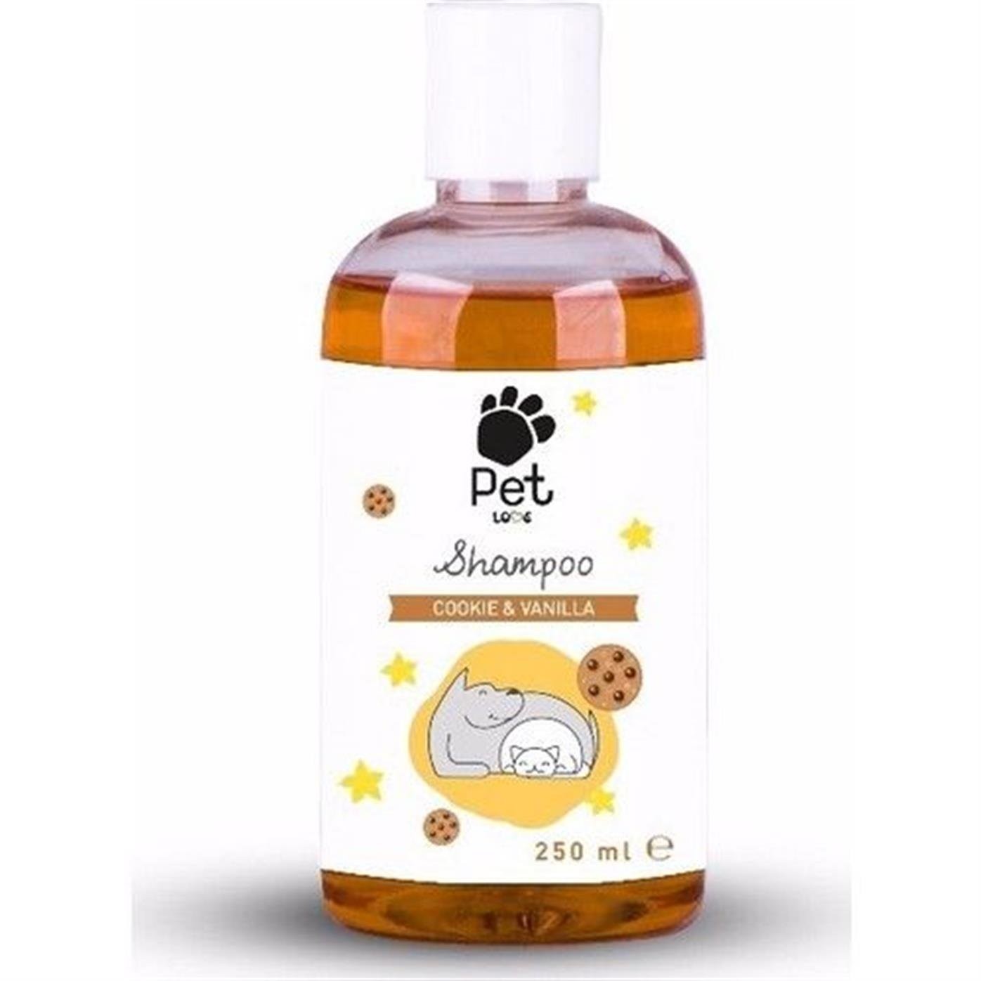 Pet Love Eco Kurabiye ve Vanilya Kokulu Kedi ve Köpek Şampuanı 250ml 