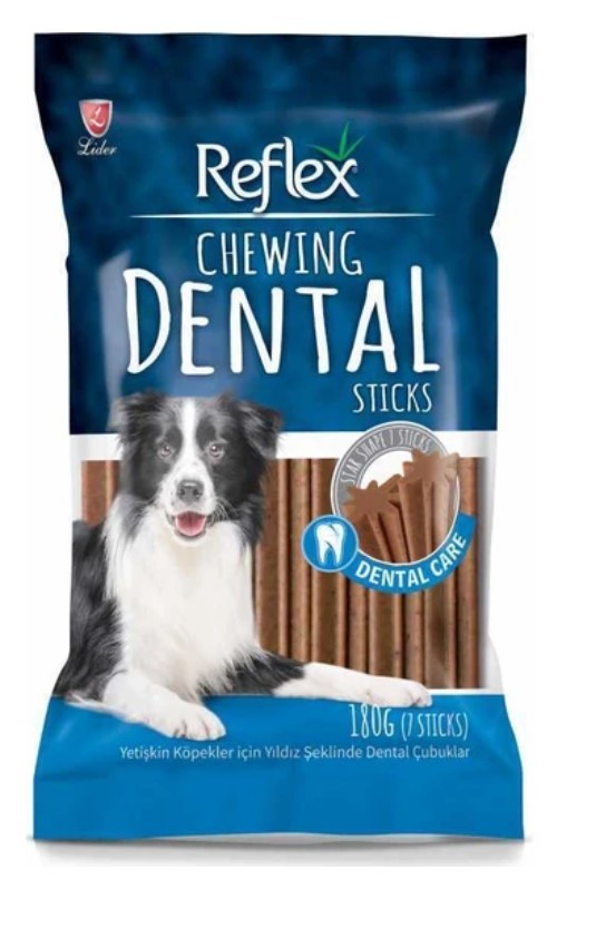 Reflex Dental Sticks Yıldız Şeklinde Köpek Ödül Çubuğu 180gr