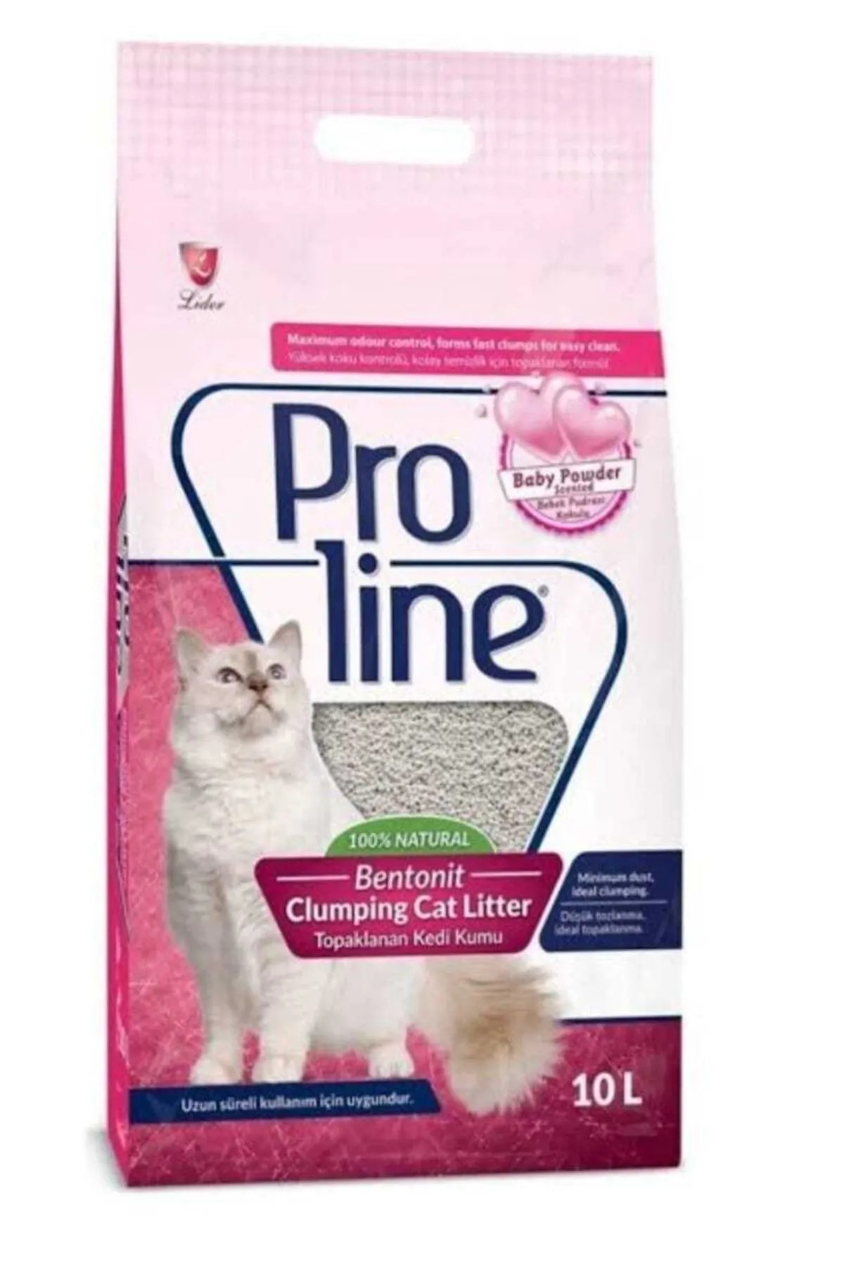  Proline Bebek Pudrası Kokulu Bentonit Kedi Kumu 10 Lt