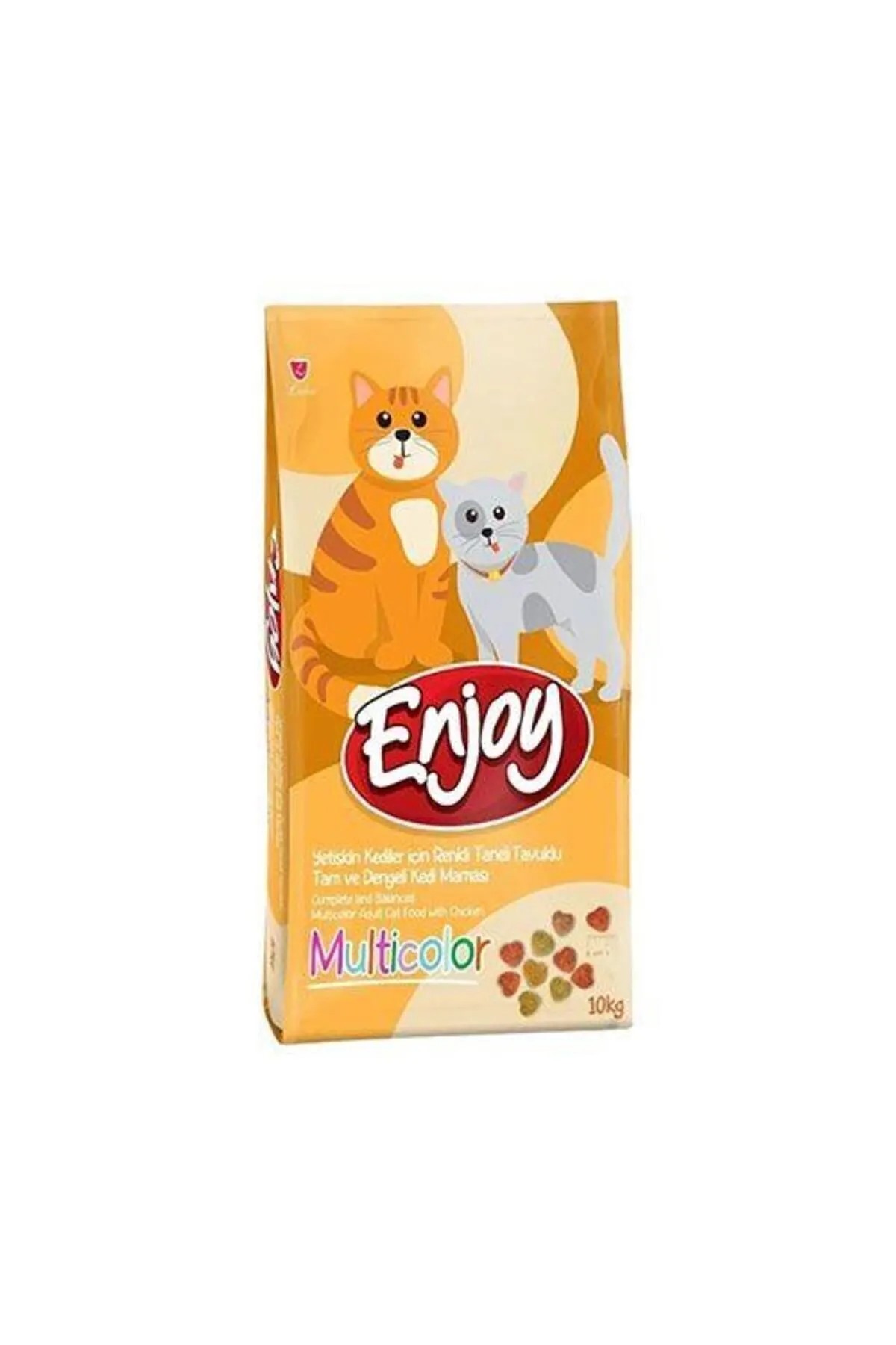 Enjoy Multi Color Yetişkin Kedi Maması 10 Kg