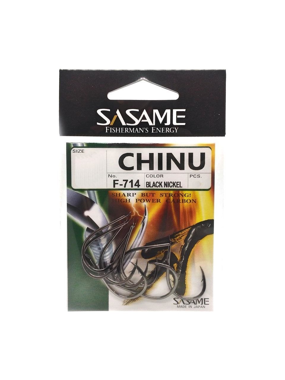 Sasame F-714 Chinu Black Nickel Olta İğnesi - No: 6